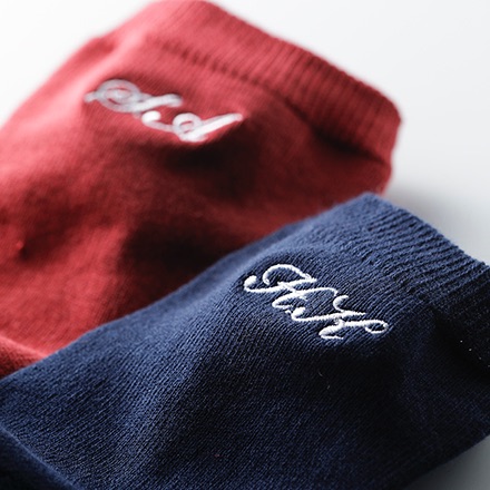 Personalize socks with initials for the perfect gift -----