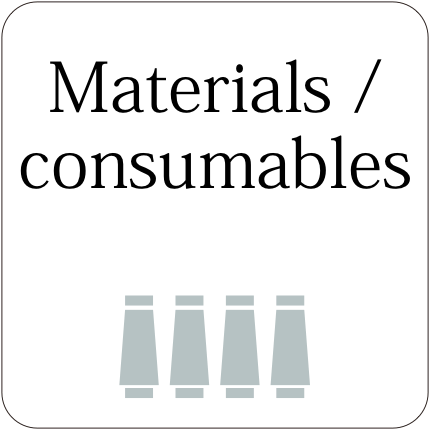 Materials / consumables